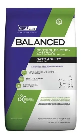 BALANCED Gato Ctrl. Peso/Castrado